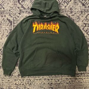 Y2k Green Thrasher Hoodie